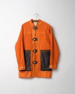 <img class='new_mark_img1' src='https://img.shop-pro.jp/img/new/icons13.gif' style='border:none;display:inline;margin:0px;padding:0px;width:auto;' />polkadotmilitary liner coat remake ȡorange  gray [饹1]