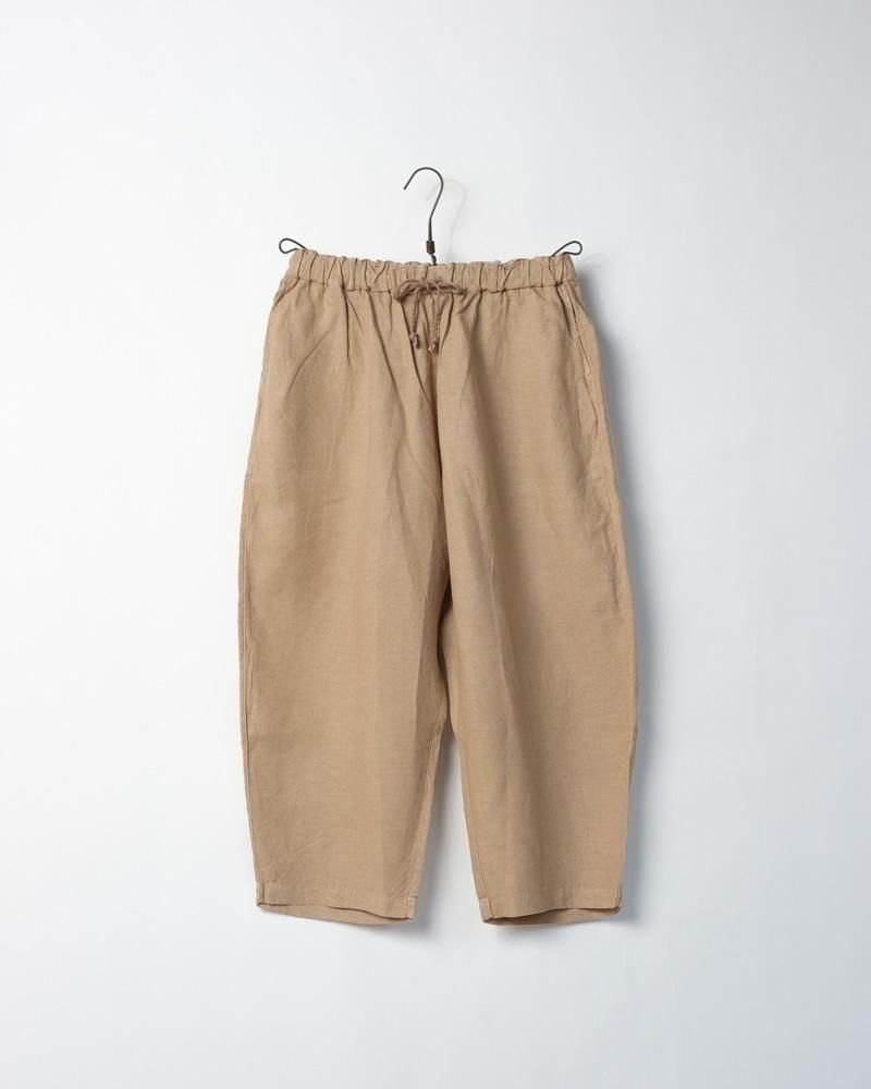Mittan 大麻パンツ　サイズ2 濃緑 MITTAN / 亜麻苧麻ロングパンツ 濃緑 PT-91 / unisex – PINT_MN