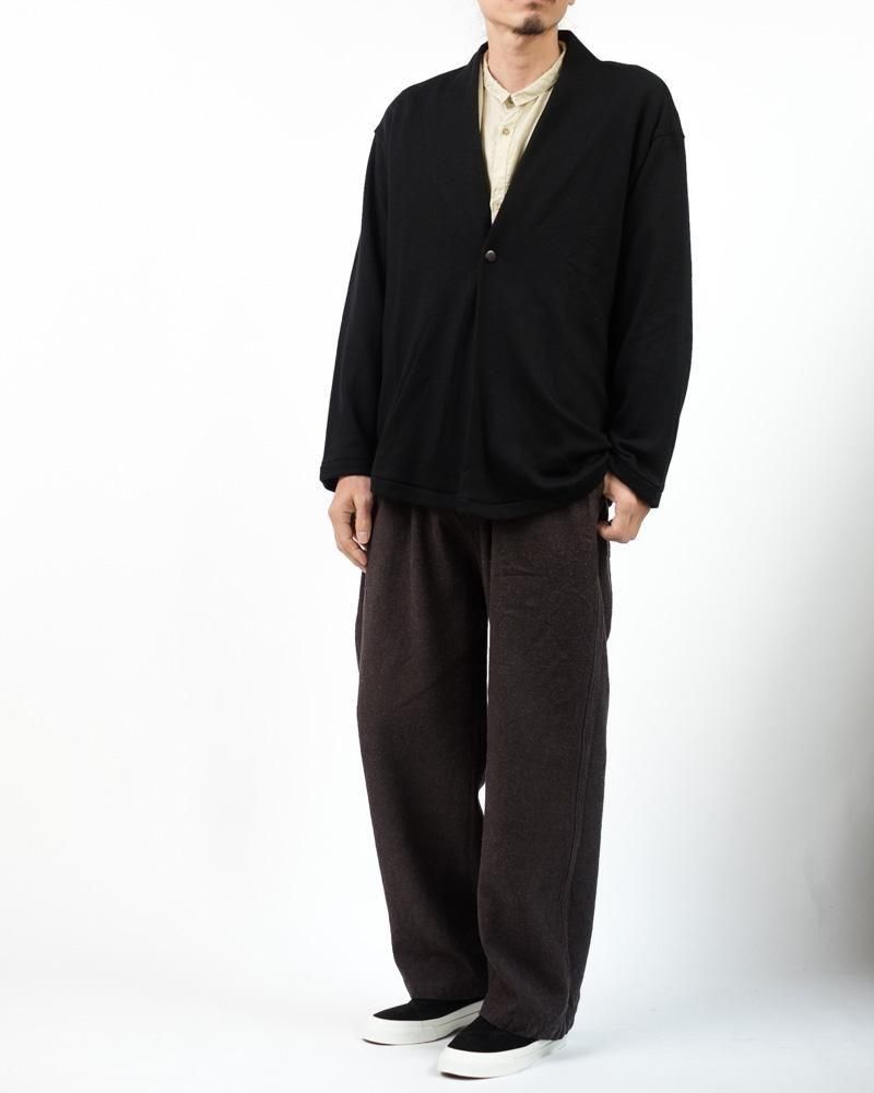 亜麻苧麻絹ワイド パンツ 墨茶 / MITTAN通販 ミッタン | TOCAKU(トカク)