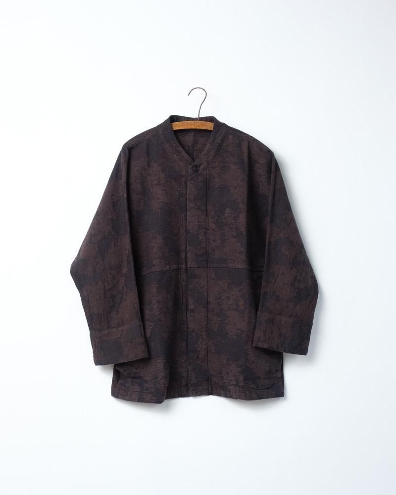 MITTAN 絹綿麻ジャカードジャケット MITTAN | 綿絹麻ジャカードジャケット - c a b i n e t