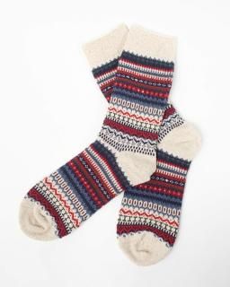 <img class='new_mark_img1' src='https://img.shop-pro.jp/img/new/icons13.gif' style='border:none;display:inline;margin:0px;padding:0px;width:auto;' />ROTOTO NORDIC PATTERN SOCKS Ivory