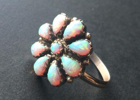 ☆Ｚｕｎｉ Ｏｐａｌ Ｃｌｕｓｔｅｒ Ｒｉｎｇ☆ - PRIVATE JAPAN A.I.