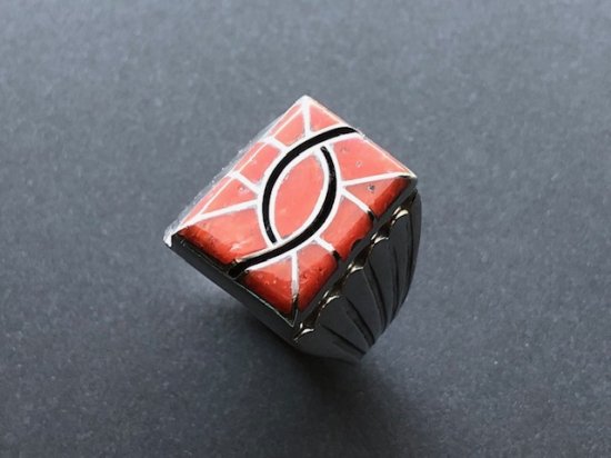 ☆Ｎａｖａｊｏ Ｃｏｒａｌ Ｈｕｍｍｉｎｇｂｉｒｄ Ｉｎｌａｙ Ｒｉｎｇ☆ - PRIVATE JAPAN A.I.