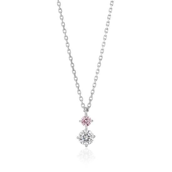 Engagement Necklace 2-stones