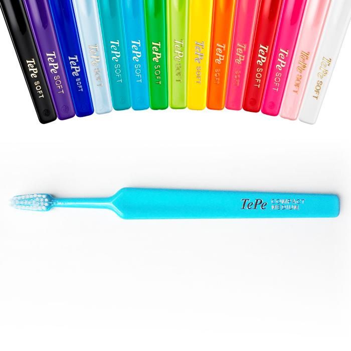 送料無料】【6本セット】歯ブラシ コンパクトヘッド テペセレクト TePe