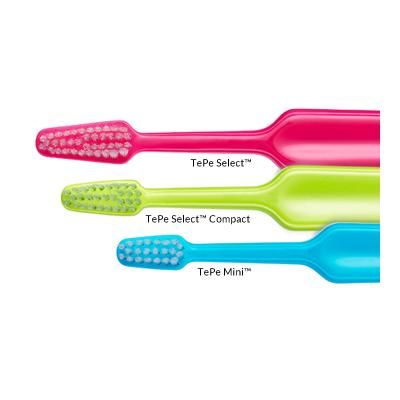 送料無料】【6本セット】歯ブラシ コンパクトヘッド テペセレクト TePe