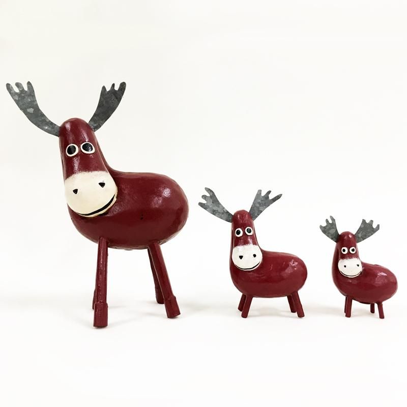 ピンキー　クリスマス　トナカイ　名古屋帯 赤 Mサイズ スタンディングトナカイ KOPI PANAS(コピパナス) - 北欧雑貨の