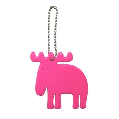 リフレクター(反射板キーホルダー） ピンク moz(モズ)【ネコポス配送可