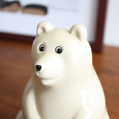 しろくま貯金箱　Polar Bear(ポーラーベアー) Money box　PLASTEP（プラステップ） -  北欧雑貨のLiLiCoCo(リリココ)｜LiLiCoセレクトの通販サイト