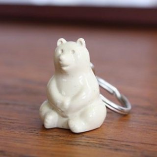 しろくまキーホルダー　Polar Bear(ポーラーベアー) Key holder　PLASTEP（プラステップ）【ネコポス配送可】