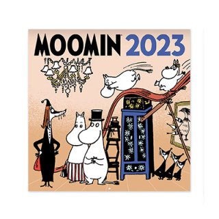 【SALE】ムーミンカレンダー スモール 2023　約20×20cm　MOOMIN　Putinki (プティンキ)【ネコポス配送可】