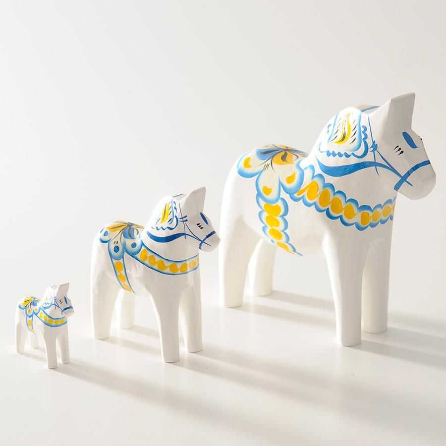 ダーラナホース 5cm スウェーデンホワイト Grannas(グラナス ダーラナホース 5cm スウェーデンホワイト Grannas(グラナス