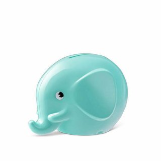 エレファントバンクS ミントグリーン 貯金箱　fantti(ファンティ)　Elephant Money box　PLASTEP（プラステップ）