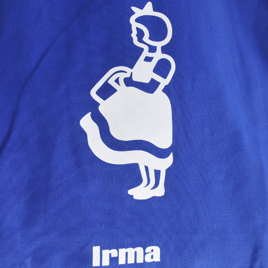 イヤマ トートバッグ ブルー オーガニックコットン Irma【ネコポス配送