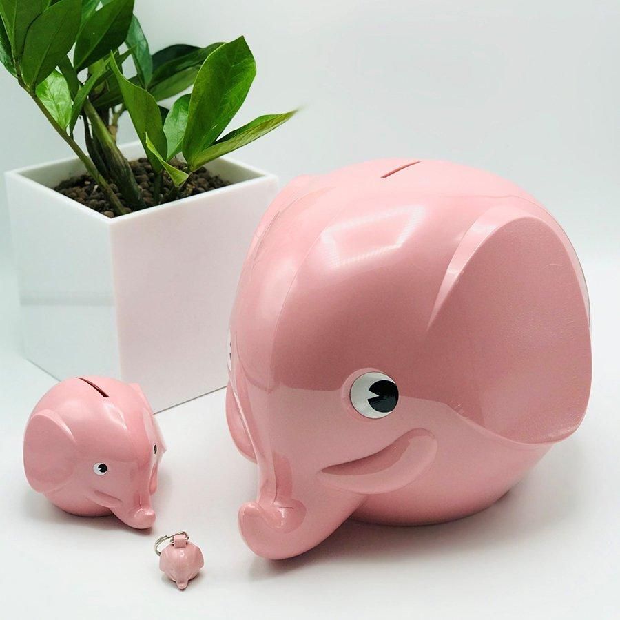 エレファントバンクS グリーンティー 貯金箱 fantti(ファンティ) Elephant Money box PLASTEP（プラステップ） -  北欧雑貨のLiLiCoCo(リリココ)｜LiLiCoセレクトの通販サイト