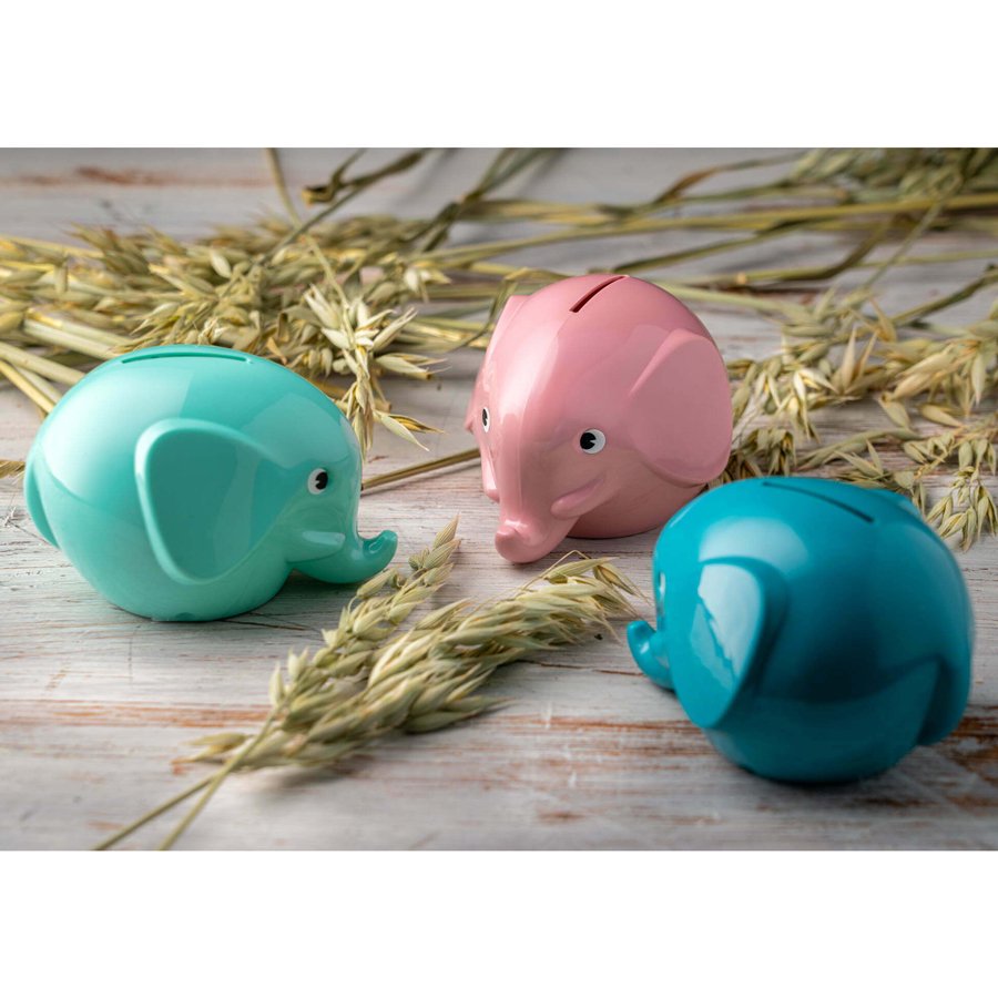 エレファントバンクS グリーンティー 貯金箱 fantti(ファンティ) Elephant Money box PLASTEP（プラステップ） -  北欧雑貨のLiLiCoCo(リリココ)｜LiLiCoセレクトの通販サイト