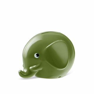 エレファントバンクS グリーンティー 貯金箱　fantti(ファンティ)　Elephant Money box　PLASTEP（プラステップ）