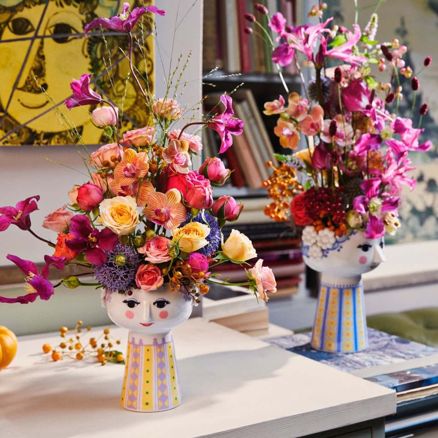 シアンデザインLarge Isadora花瓶(並行輸入) - 花瓶、花器