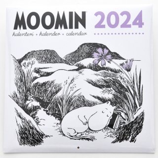 ムーミンカレンダー 2024　約 30×30cm　MOOMIN　Putinki (プティンキ)