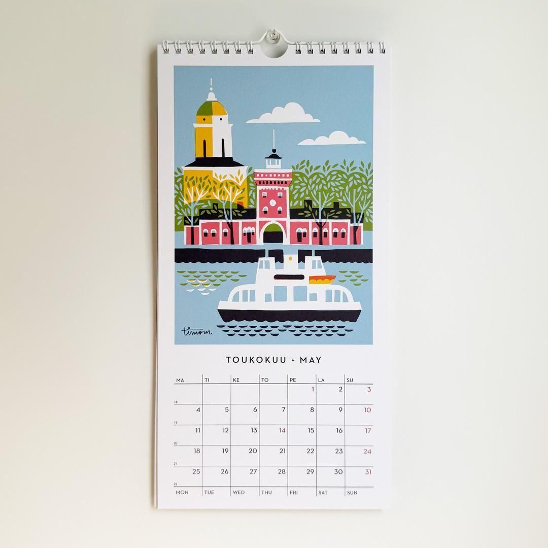 2026年カレンダー|ヘルシンキ - 北欧雑貨のLiLiCoCo(リリココ)｜LiLiCo