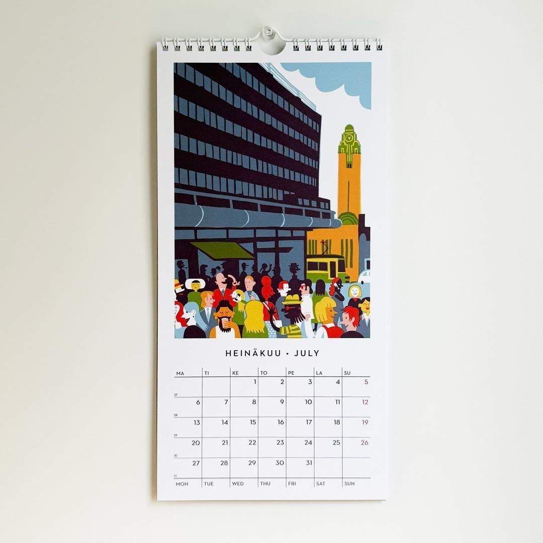 2026年カレンダー|ヘルシンキ - 北欧雑貨のLiLiCoCo(リリココ