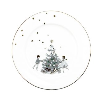 プレート　クリスマスツリー　Winter Stars（ウィンタースターズ）　Jette Fr&#246;lich（イェッテ・フローリッヒ）