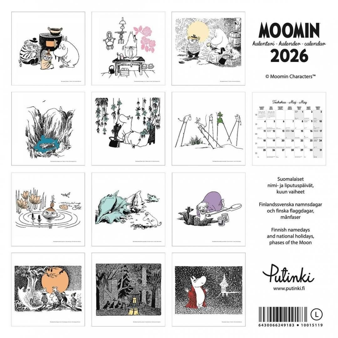 ✿ムーミンページ MOOMIN ムーミン 原画カレンダー (2026年版) - 学研ステイフル