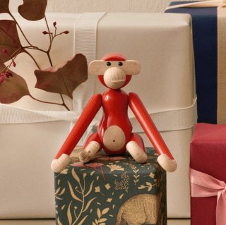 󥭡ߥˡơåɡMonkey Mini Vintage RedKay Bojesen Denmark (ܥ ǥޡ)