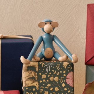 󥭡ߥˡơ֥롼Monkey Mini Vintage BlueKay Bojesen Denmark (ܥ ǥޡ)