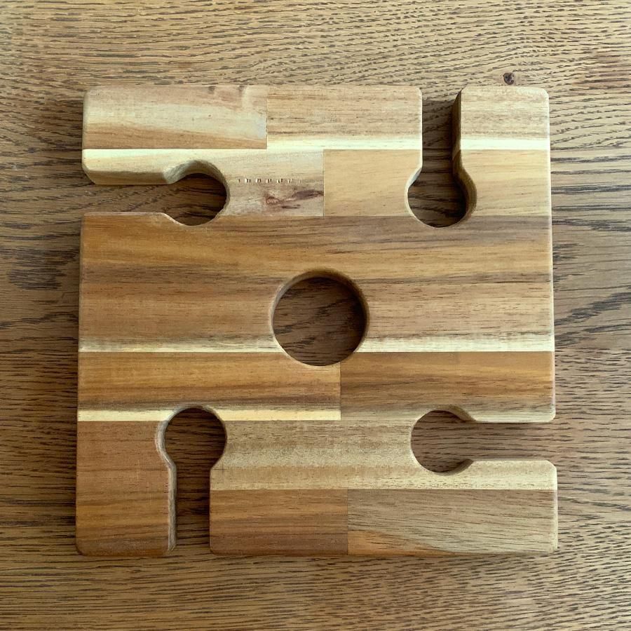 ハンドメイド】木製壁掛けグラスホルダー 4個収納 【公式通販】