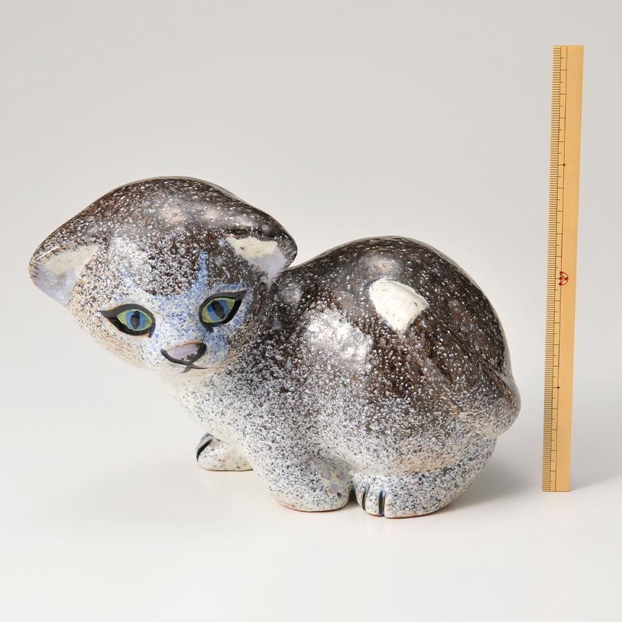 オブジェ】猫「何見てるの？」 21cm 1960年代 Gunnar Nylund