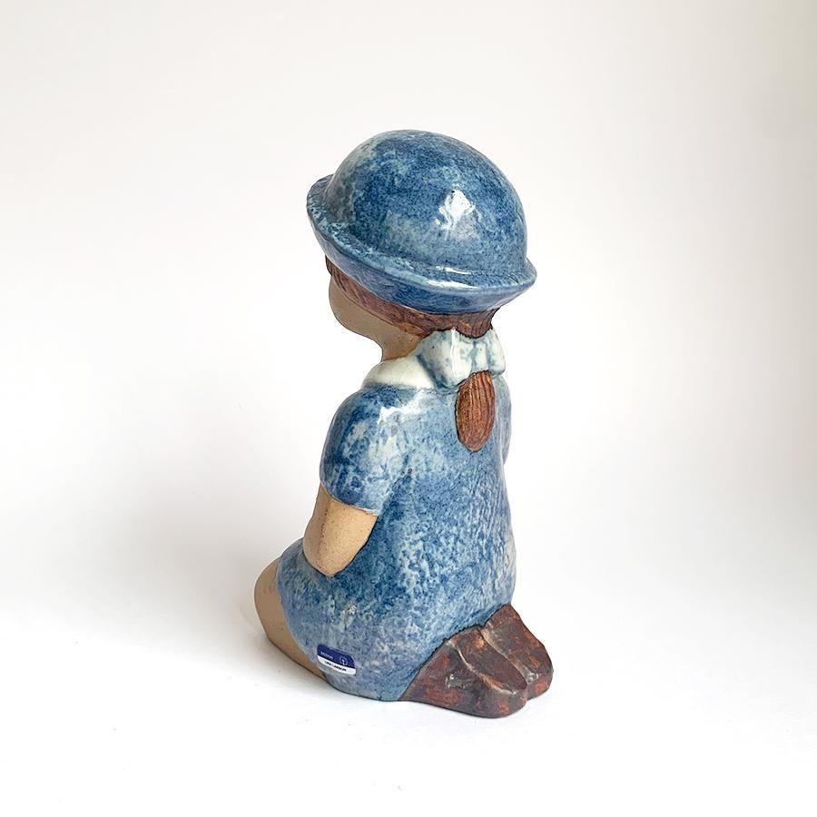 ヴィンテージオブジェ | Lisa Larson 夏の少女 - 北欧雑貨の