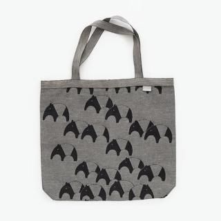 ❁ハンドメイド❁ リネンアップリケトートバッグ8匹のネコ アップリケリネンクロス 在庫限り】リネントートバッグ（アップリケ用） | アップリケ