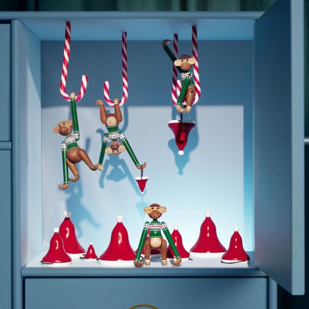 モンキー ミニ クリスマスジャンパー|グリーン - 北欧雑貨のLiLiCoCo