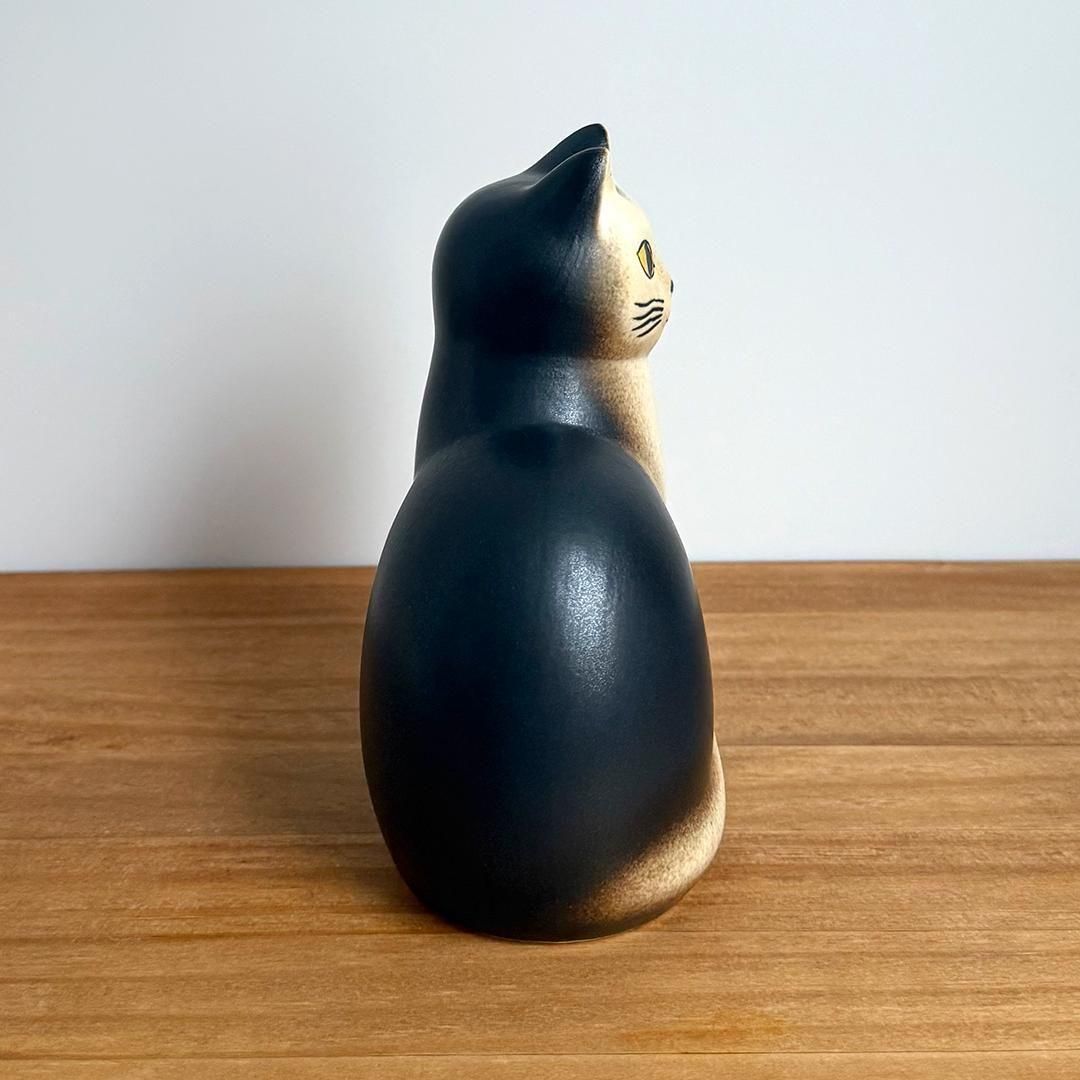 Lisa Larson | キャット マンズ | ミディアム ブラック - 北欧雑貨の