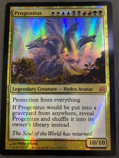 PSA9】大祖始 / Progenitus foil プロモ 英語版 - マジック：ザ