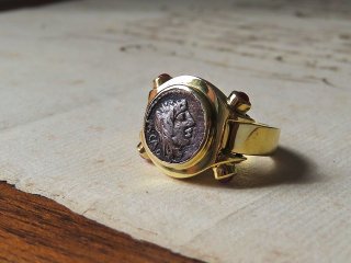 古代ローマのコインのリング