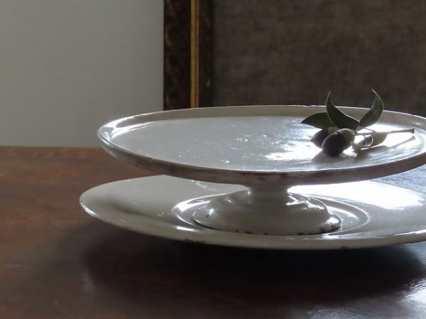 修道院のフルーツコンポート・皿付 - Tesoro*テゾーロ、価値あるアンティークをイタリアから・・・