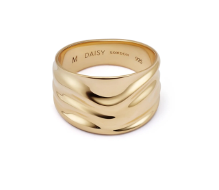 POLLY SAYER CHUNKY TIDAL RING-GOLD