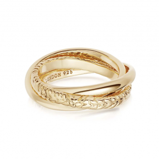 ESTEE LALONDE TRINITY RING-GOLD