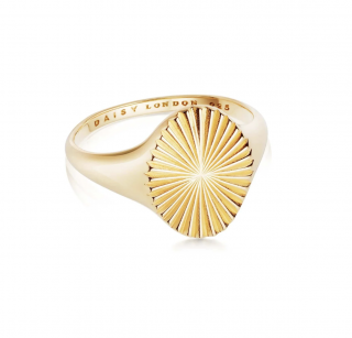 ESTEE LALONDE SUNBURST SIGNET RING