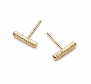 ESTEE LALONDE T BAR STUD PIERCE-GOLD