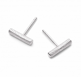 ESTEE LALONDE T BAR STUD PIERCE-SILVER