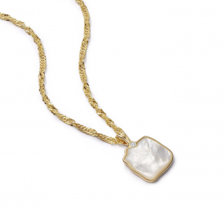 ORGANIC MOTHER OF PEARL NECKLACE