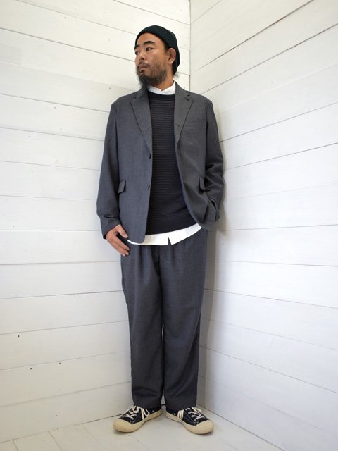 A VONTADE アボンタージ Comfort Wide Easy Trousers - Wool Serge - (VTD-0423-PT-W)  - パンツ | MARBLE 通販 【正規取扱店】