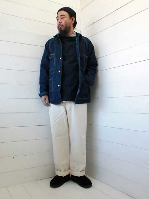 A VONTADE (アボンタージ) <br>Type 45 Chino Trousers - Wide Fit - natural (VTD-0340-PT) チノパン