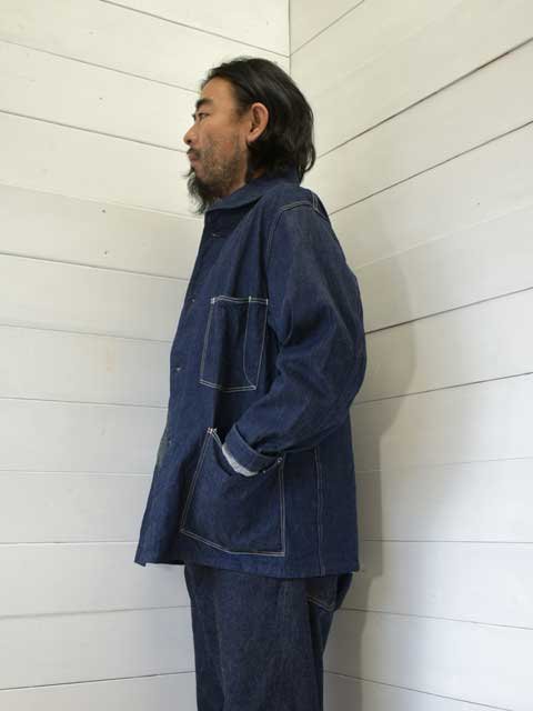 A VONTADE (アボンタージ) Shawl Collar Coverall (VTD-0462-JK) カバーオール