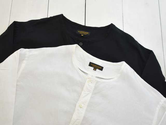 A VONTADE (アボンタージ) Sleeping Shirts 3/4 (VTD-0351-SH) リネンシャツ