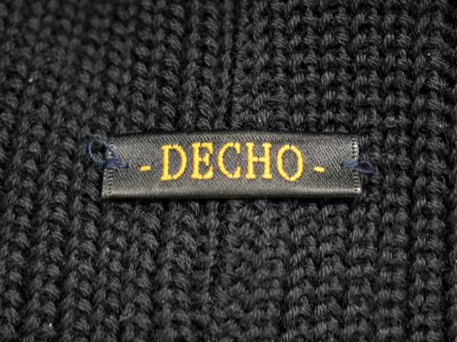 DECHO(ǥ) KNIT CAP -COTTON BLACK- (DE-10) ˥å˹