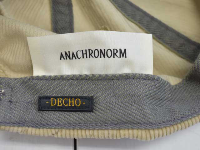 DECHOANACHRONORM(ǥߥʥΡ)<br> LEATHERBUCKLE CAP (ANDC-063) ǥå